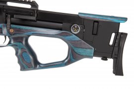 Carabina de aire comprimido AirMaks Krait WX 700cc 6,35mm Azul Lamino