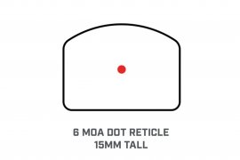 Colimador Bushnell RXC-200 Compact 1x21 negro reflectante