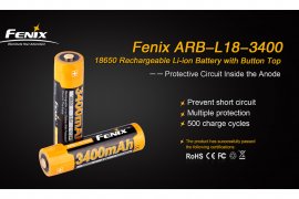 Batería recargable Fenix 18650 3400 mAh (Li-ion)