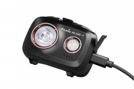 Linterna frontal recargable Fenix HL32R-T negra