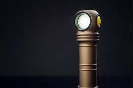 Linterna frontal Armytek Wizard C2 Pro Cold Light Sand