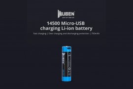 Batería Wuben 14500B Li-Ion 750mAh
