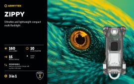 Llavero Armytek Zippy Yellow