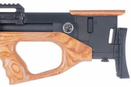 Carabina de aire comprimido AirMaks Krait WL 6,35mm Lamino Marrón Claro