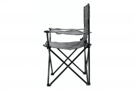 Silla de camping plegable BARI gris