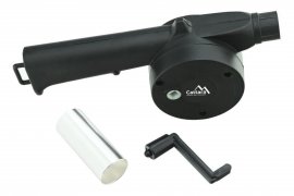 Soplador mecánico para barbacoa