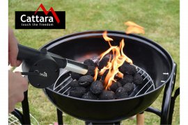 Soplador mecánico para barbacoa