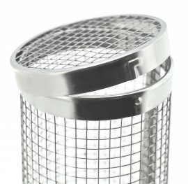 Cilindro de parrilla de acero inoxidable 9x30cm