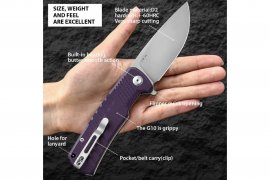 Cuchillo de cierre Ganzo G769-BK