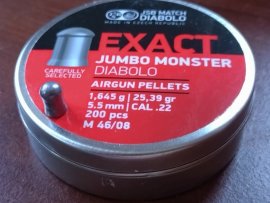 Opinión: Diábolos JSB Exact Jumbo Monster 5,52mm 200uds - 1