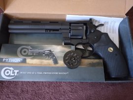 Opinión: Revólver de aire comprimido Umarex Colt Python 6" negro Diabolo/BB 4,5 mm - 1