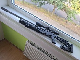 Opinión: Carabina de aire EPIC TWO 6,35mm, CZ 700mm, CFB, Arca-Swiss L, culata plegable - 3