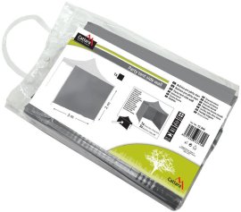 Pared lateral para carpa de fiesta 2X3m 210D gris impermeable Cattara 13344 4