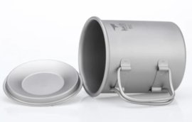 Taza de titanio Keith con tapa 300ml 4