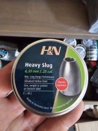 Opinión: H&N Heavy Slug 6.35mm/.250 2.98g/46gr - 1