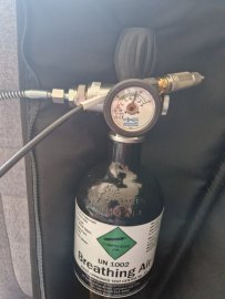Opinión: Botella de buceo 3l con manómetro y manguera - 1
