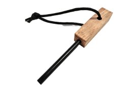 Pedernal JuBö Bushcraft Tinder Firesteel - FatWood 3