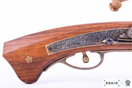 Réplica de pistola con llave de mecha, Japón 1800 4