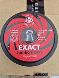 Opinión: Diábolo JSB Exact Jumbo Heavy 5,52mm 500uds - 1