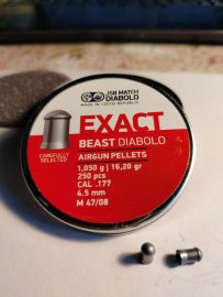 Opinión: Balines JSB Exact Beast 4,52mm 250uds - 1
