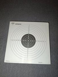 Opinión: Dianas para carabina de aire Venox 14x14 100 uds - 1