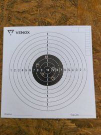 Opinión: Dianas para carabina de aire Venox 14x14 100 uds - 1