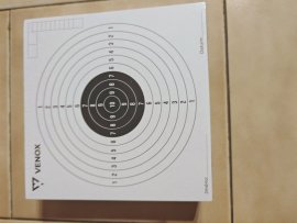 Opinión: Dianas para carabina de aire Venox 14x14 100 uds - 1