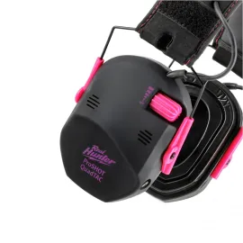 Protectores auditivos electrónicos para tiro RealHunter Active ProSHOT QuadTAC Devil Pink 2