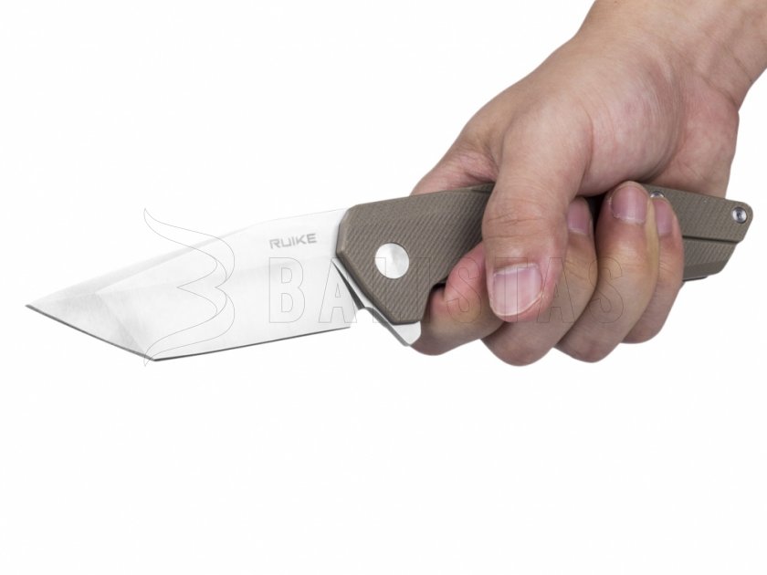 Cuchillo Ruike P138-W marrón