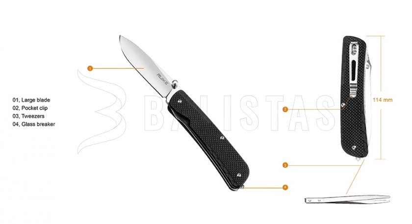 Cuchillo multifunción Ruike LD11-B negro