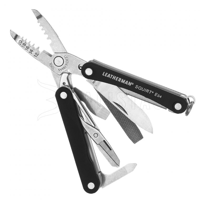 Multiherramienta Leatherman Squirt ES4 negra