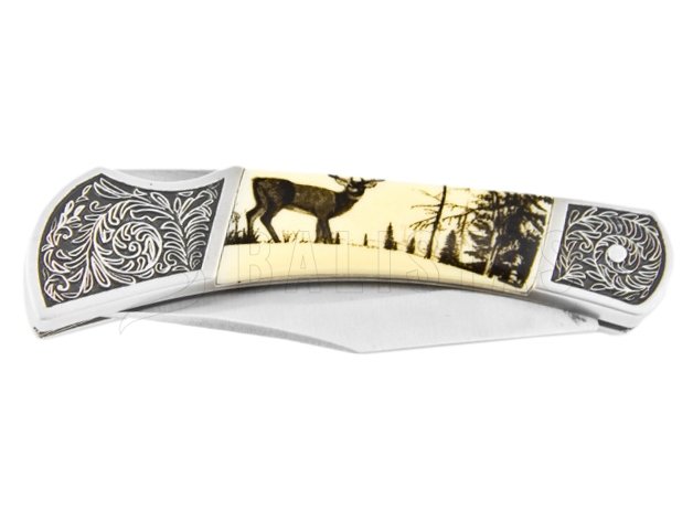 Cuchillo Joker Cierre JKR113 motivo ciervo