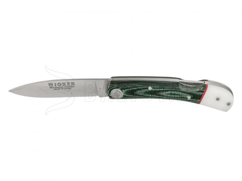 Cuchillo Joker cierre verde-blanco