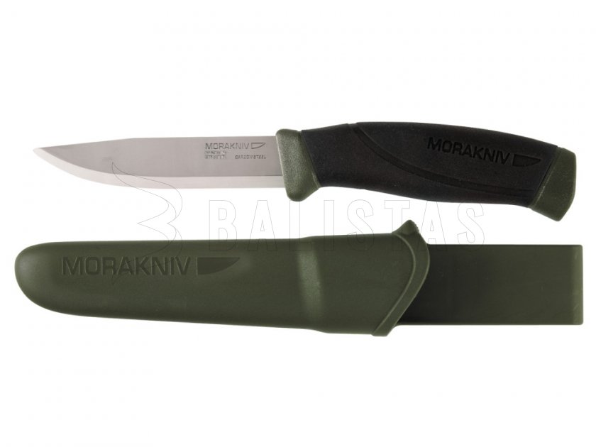 Cuchillo Morakniv Companion MG verde acero al carbono