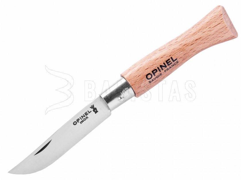 Opinel Cuchillo 5 Cierres Haya Inox