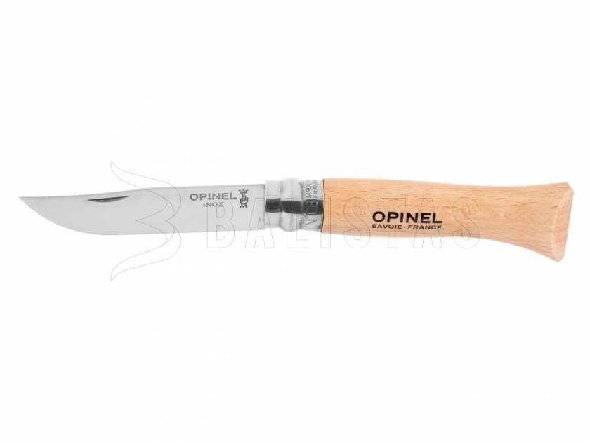 Opinel Cuchillo 6 Cierres Haya Inox