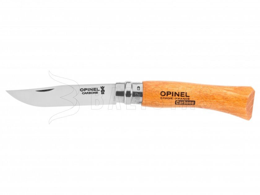 Cuchillo Opinel 7 Closing Karbon Haya