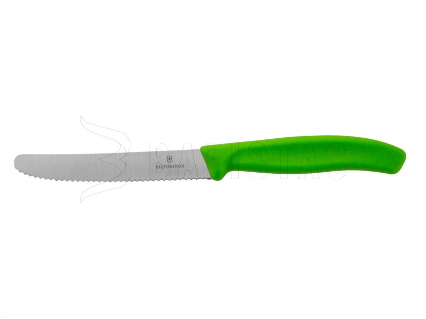 Cuchillo tomate dentado 6.7833 Verde L114