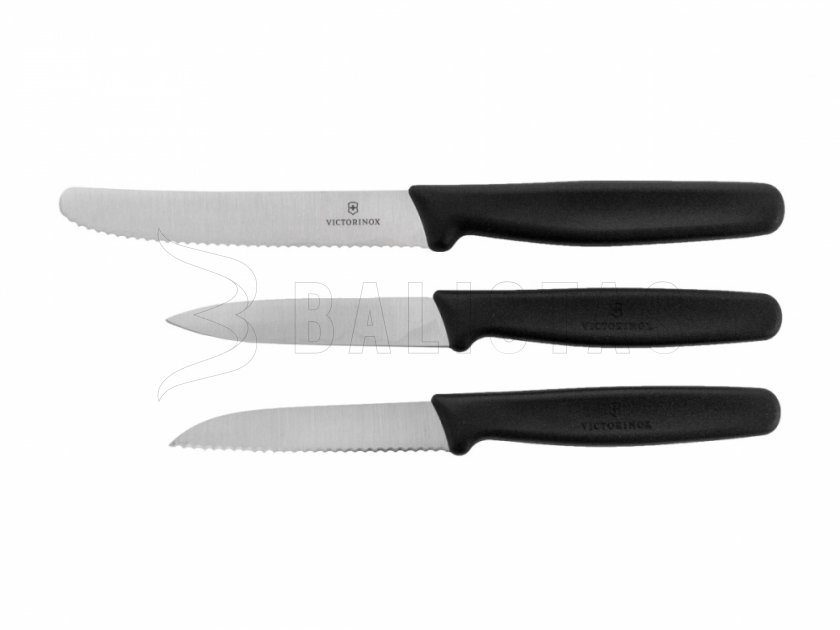 Juego de 3 cuchillos de cocina Victorinox 5.1113.3 Negro