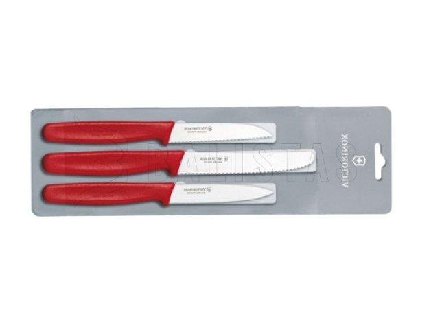 Juego de 3 cuchillos de cocina Victorinox 5.1111.3 Rojo