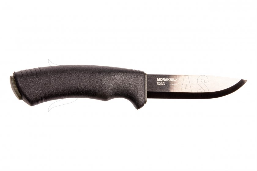 Cuchillo Morakniv Bushcraft negro sin dentado