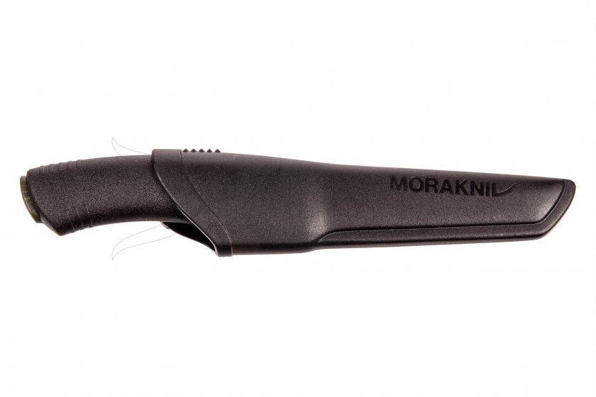 Cuchillo Morakniv Bushcraft negro sin dentado