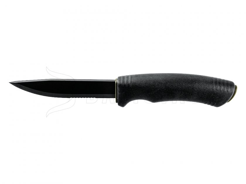 Cuchillo Morakniv Bushcraft SRT negro dentado