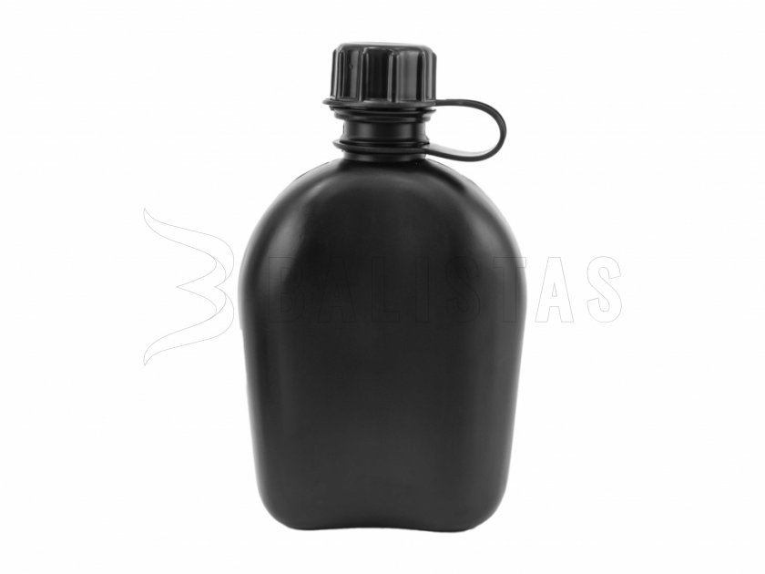 Cantimplora en funda MFH negra