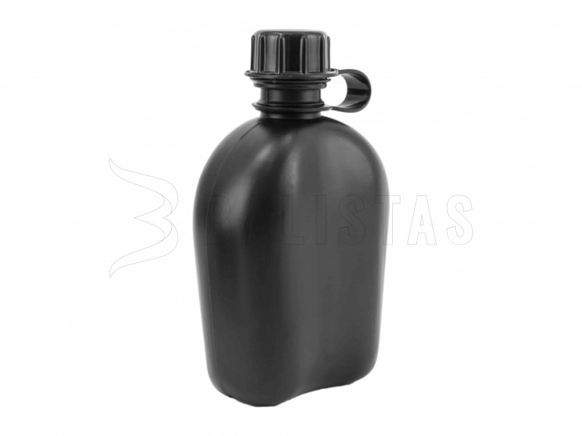 Cantimplora en funda MFH negra
