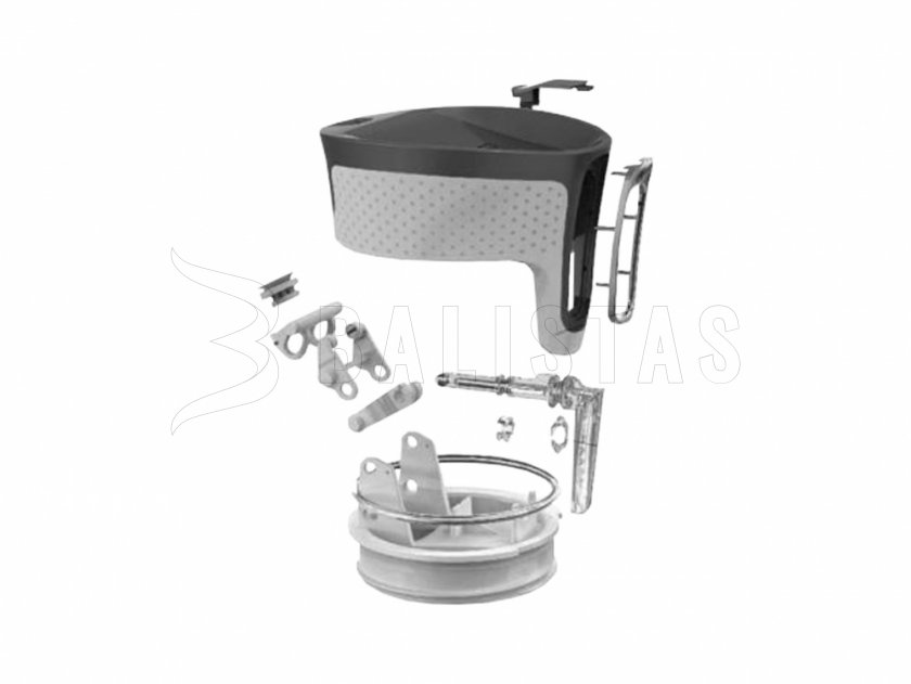Taza térmica Contigo West Loop 2.0 0,47 l acero sin logo
