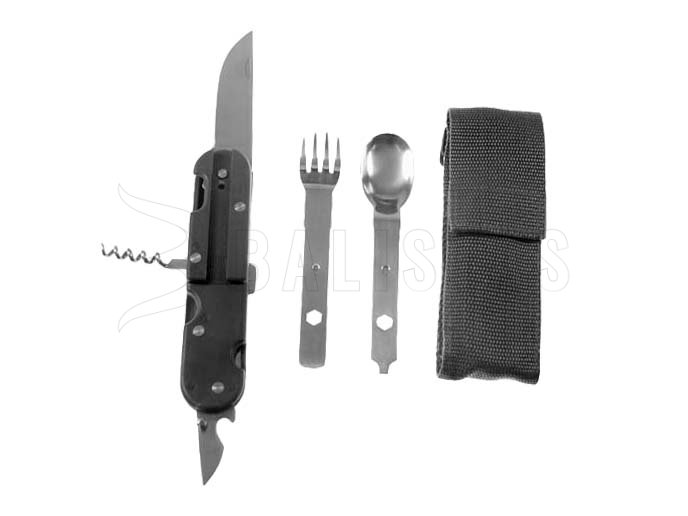 MFH Cubiertos de senderismo de 3 piezas