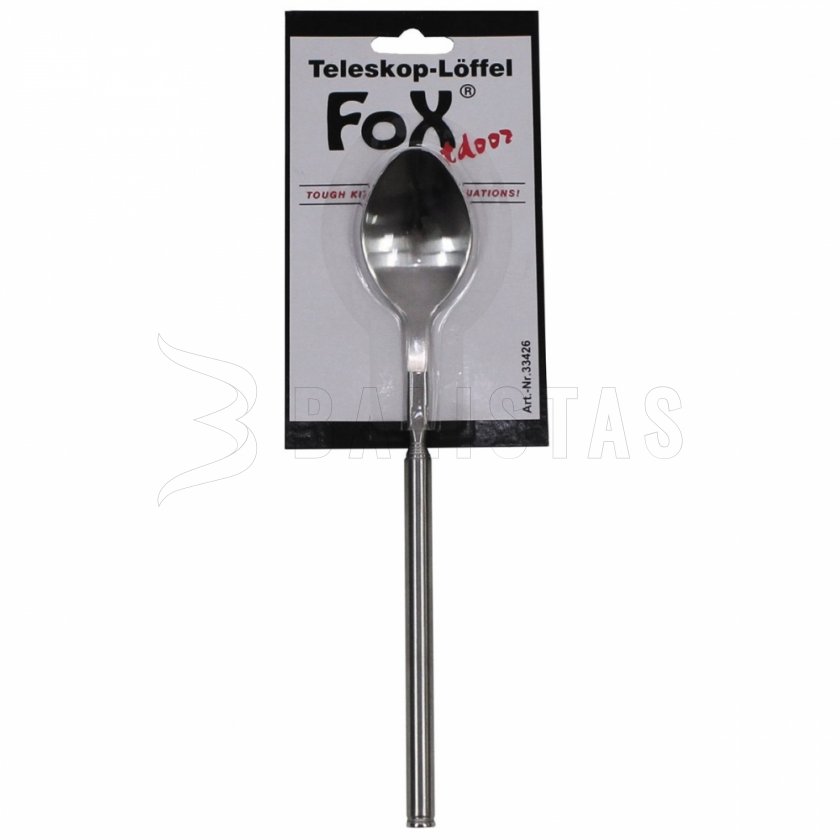 Cuchara plegable Fox Outdoor acero inoxidable