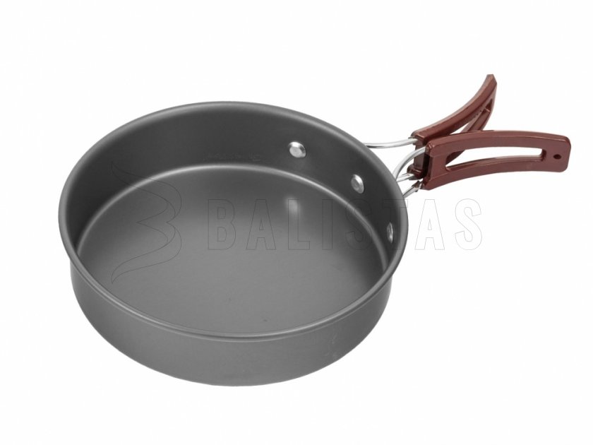 Juego de utensilios de senderismo de aluminio anodizado MFH para 2 personas