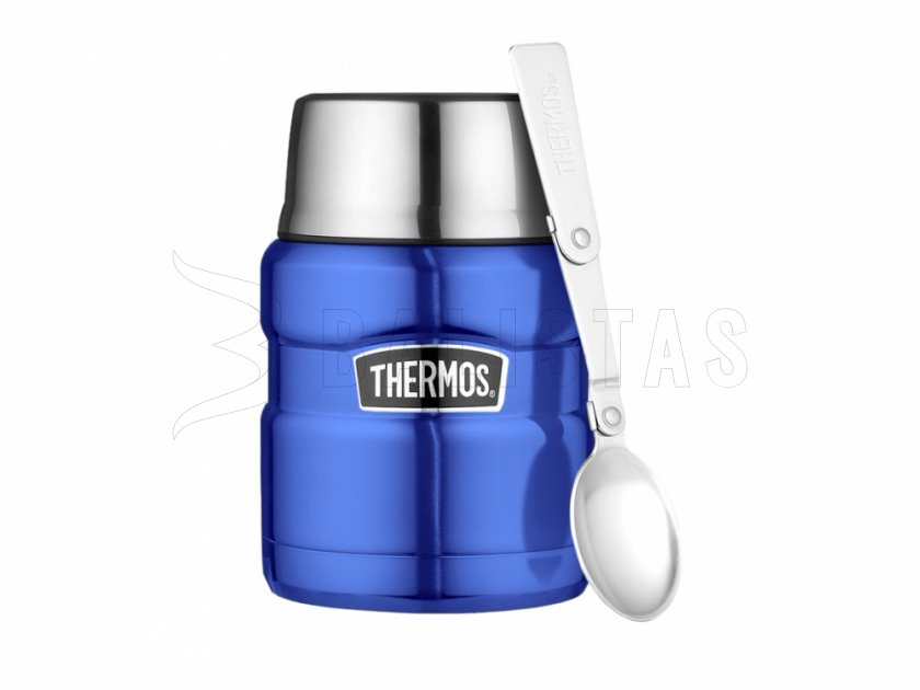 Termo King 0,47 l con cuchara azul